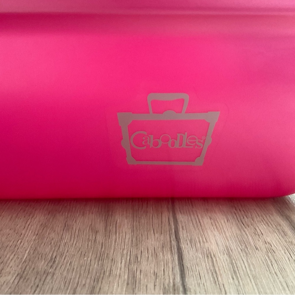 Vintage Retro 90’s Caboodle Make up Cosmetic Case Pink Large with Mirror - Picture 13 of 15